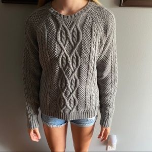 Gray Abercrombie & Finch Sweater